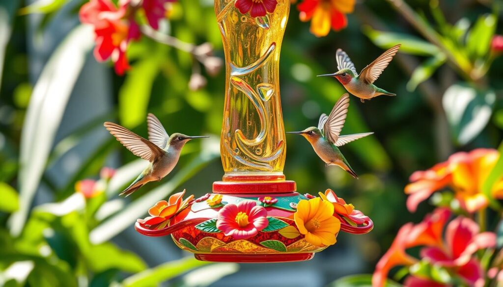 Features of the DotMalls Hummingbird Feeder